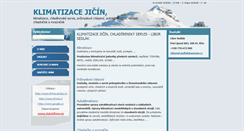 Desktop Screenshot of klimatizacejicin.cz