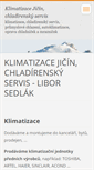 Mobile Screenshot of klimatizacejicin.cz